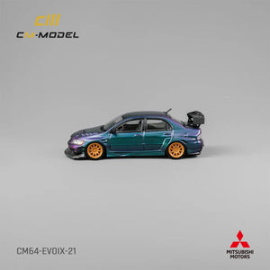 CM-Model 1:64 Mitsubishi Lancer Evolution IX (9) Widebody Purple Chameleon (CM64-EVOIX-21)