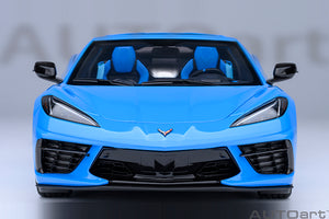 AUTOart 1:18 Chevrolet Corvette C8 Stingray Z51, Rapid Blue (71281)