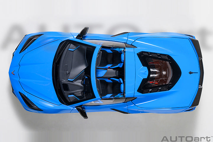 AUTOart 1:18 Chevrolet Corvette C8 Stingray Z51, Rapid Blue (71281)