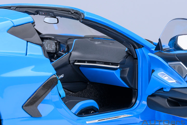 AUTOart 1:18 Chevrolet Corvette C8 Stingray Z51, Rapid Blue (71281)