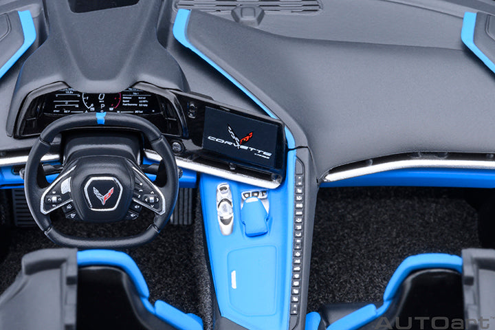 AUTOart 1:18 Chevrolet Corvette C8 Stingray Z51, Rapid Blue (71281)