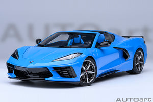 AUTOart 1:18 Chevrolet Corvette C8 Stingray Z51, Rapid Blue (71281)