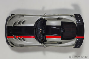 AUTOart 1:18 Dodge Viper GTS-R Commemorative Edition ACR 2017, Bullet Silver Metallic w/Black Stripes (71733)