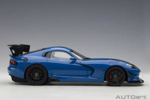 AUTOart 1:18 Dodge Viper GTS-R Commemorative Edition ACR 2017,Competition Blue w/Black Stripes (71734)