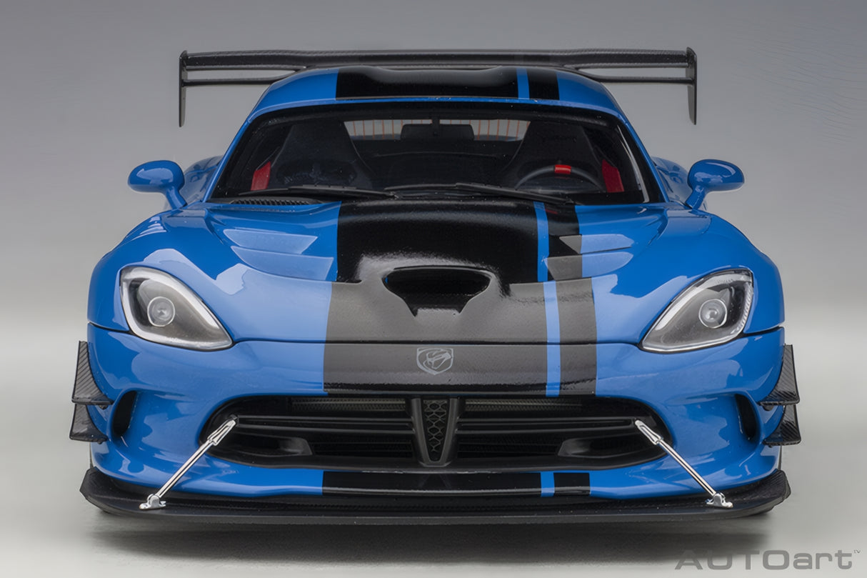 AUTOart 1:18 Dodge Viper GTS-R Commemorative Edition ACR 2017,Competition Blue w/Black Stripes (71734)