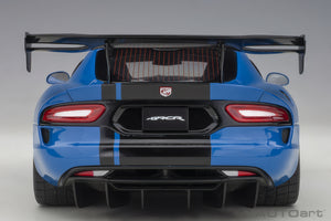 AUTOart 1:18 Dodge Viper GTS-R Commemorative Edition ACR 2017,Competition Blue w/Black Stripes (71734)