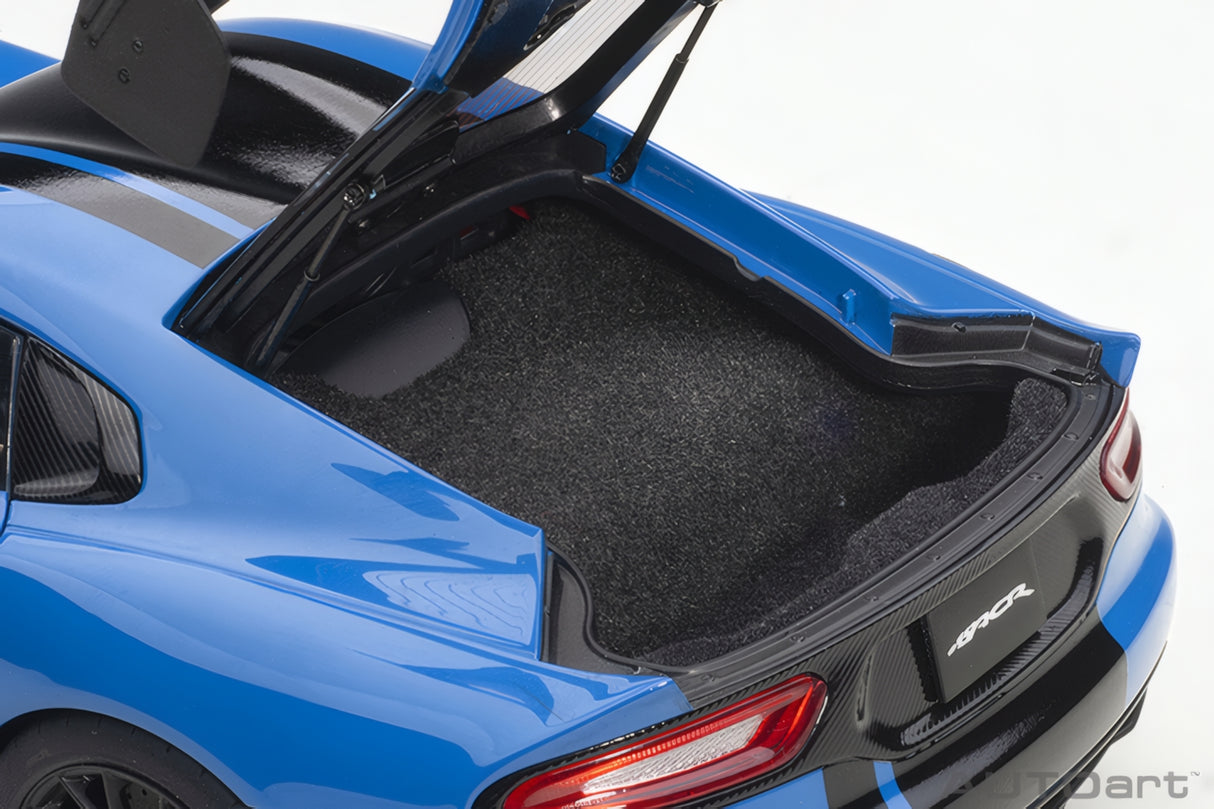 AUTOart 1:18 Dodge Viper GTS-R Commemorative Edition ACR 2017,Competition Blue w/Black Stripes (71734)