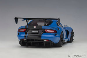 AUTOart 1:18 Dodge Viper GTS-R Commemorative Edition ACR 2017,Competition Blue w/Black Stripes (71734)
