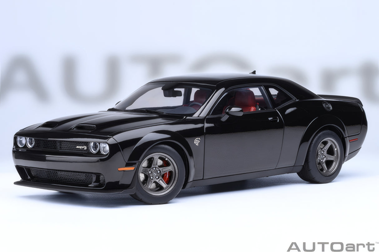 AUTOart 1:18 Dodge Challenger SRT Super Stock 2023, Pitch Black (71765)