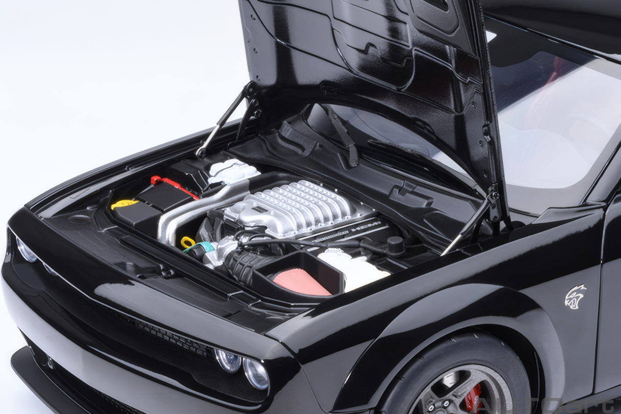 AUTOart 1:18 Dodge Challenger SRT Super Stock 2023, Pitch Black (71765)