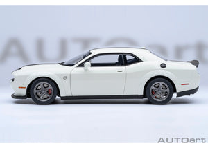 AUTOart 1:18 Dodge Challenger SRT Super Stock 2023, Knuckle White (71766)