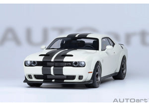 AUTOart 1:18 Dodge Challenger SRT Super Stock 2023, Knuckle White (71766)
