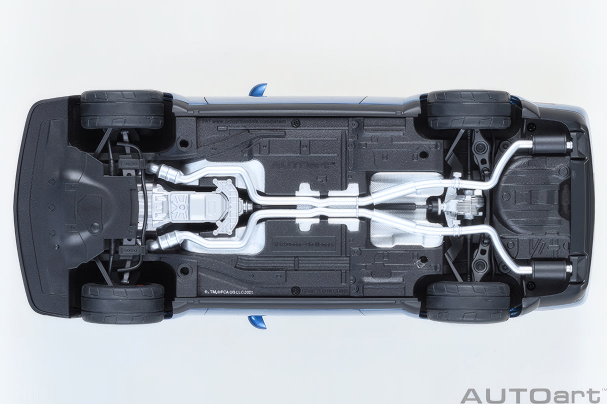 AUTOart 1:18 Dodge Challenger SRT Super Stock 2023, Frostbite/Blue (71767)