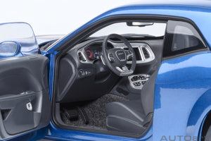 AUTOart 1:18 Dodge Challenger SRT Super Stock 2023, Frostbite/Blue (71767)