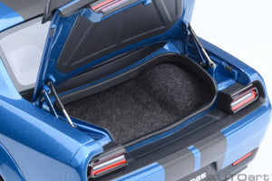 AUTOart 1:18 Dodge Challenger SRT Super Stock 2023, Frostbite/Blue (71767)