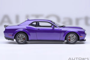 AUTOart 1:18 Dodge Challenger SRT Super Stock 2023, Plum Crazy/Purple (71768)