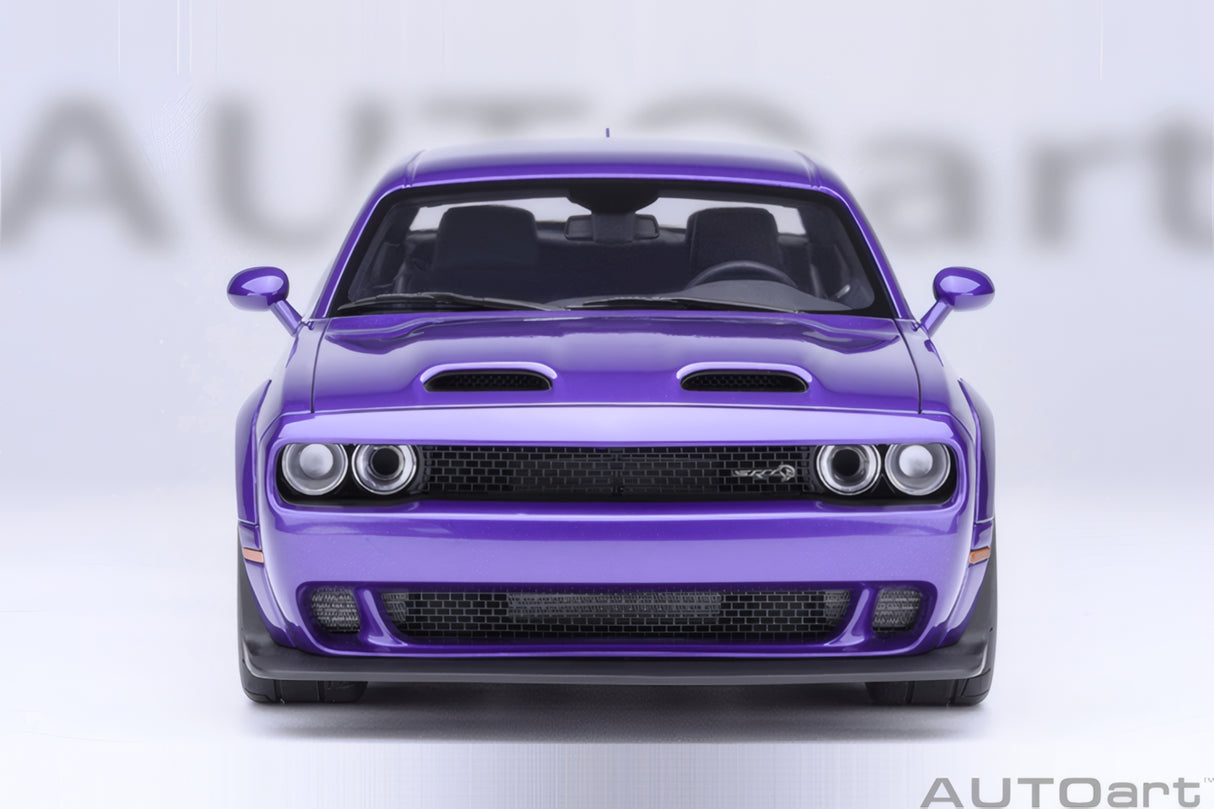AUTOart 1:18 Dodge Challenger SRT Super Stock 2023, Plum Crazy/Purple (71768)