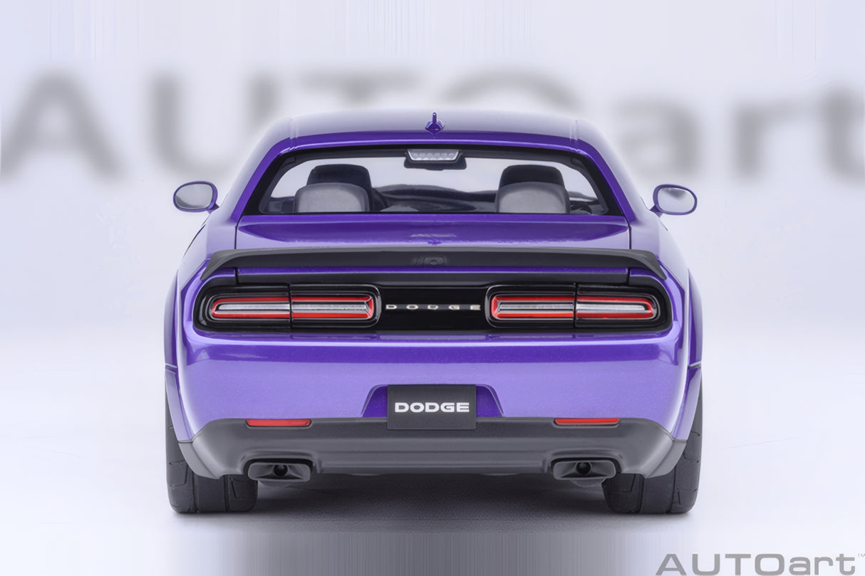 AUTOart 1:18 Dodge Challenger SRT Super Stock 2023, Plum Crazy/Purple (71768)