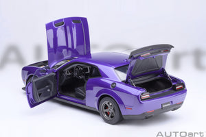 AUTOart 1:18 Dodge Challenger SRT Super Stock 2023, Plum Crazy/Purple (71768)