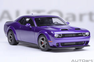 AUTOart 1:18 Dodge Challenger SRT Super Stock 2023, Plum Crazy/Purple (71768)