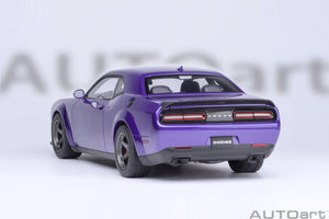AUTOart 1:18 Dodge Challenger SRT Super Stock 2023, Plum Crazy/Purple (71768)