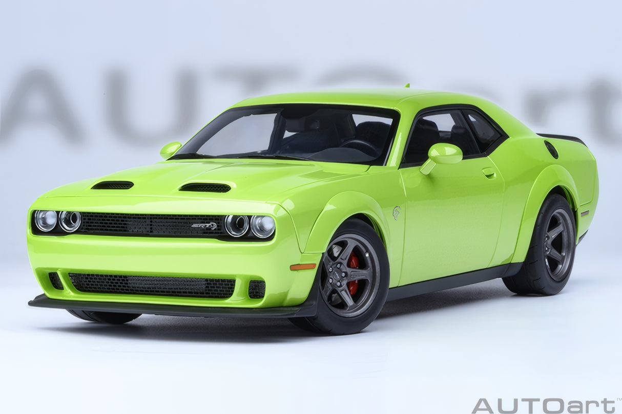 AUTOart 1:18 Dodge Challenger SRT Super Stock 2023, Sublime/Green (71769)