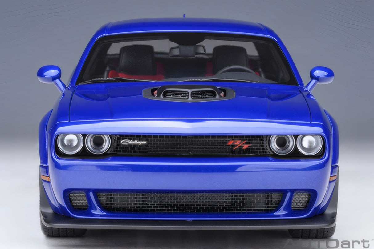AUTOart 1:18 Dodge Challenger  R/T Scat Pack Widebody 2022, Indigo Blue (71772)