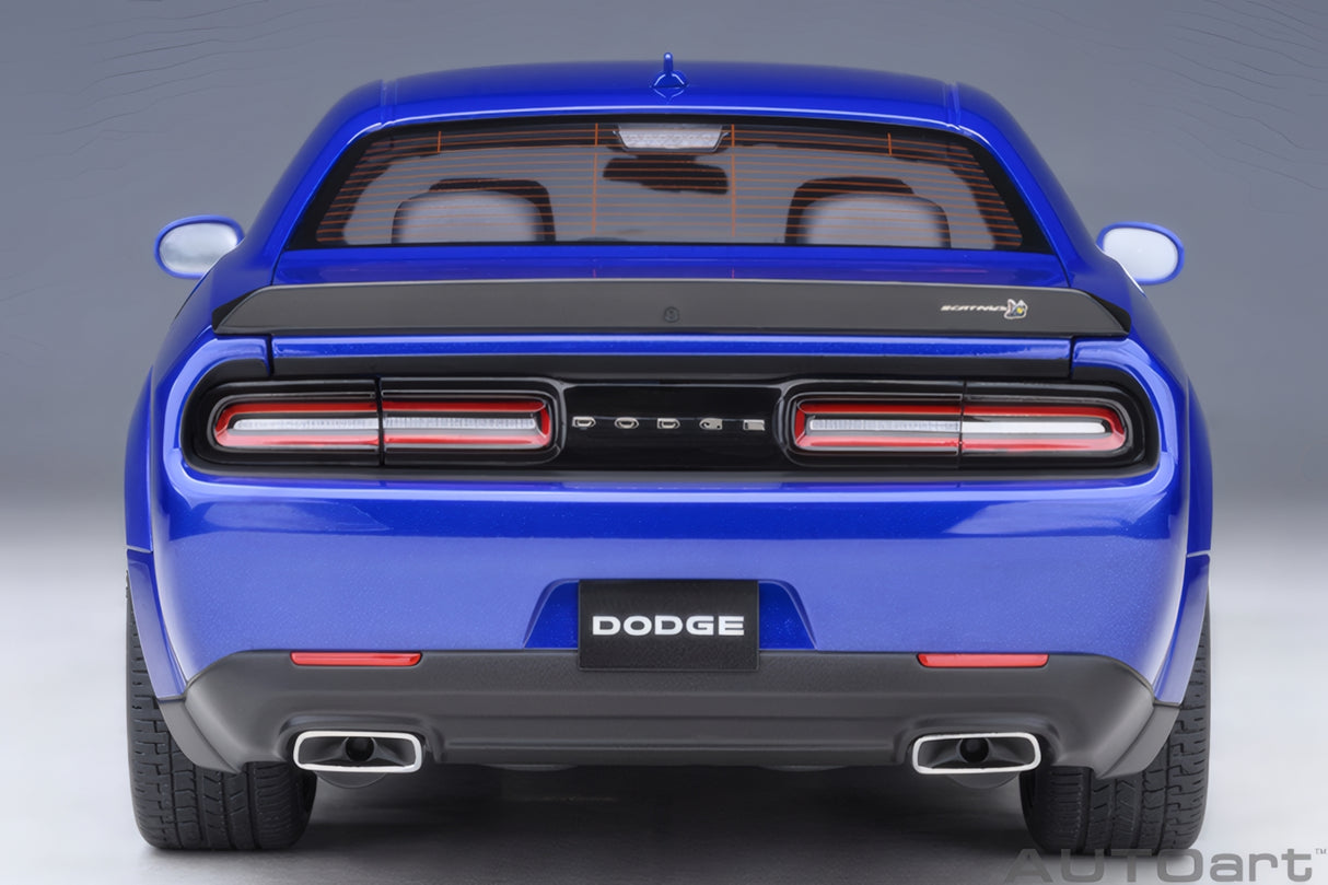 AUTOart 1:18 Dodge Challenger  R/T Scat Pack Widebody 2022, Indigo Blue (71772)