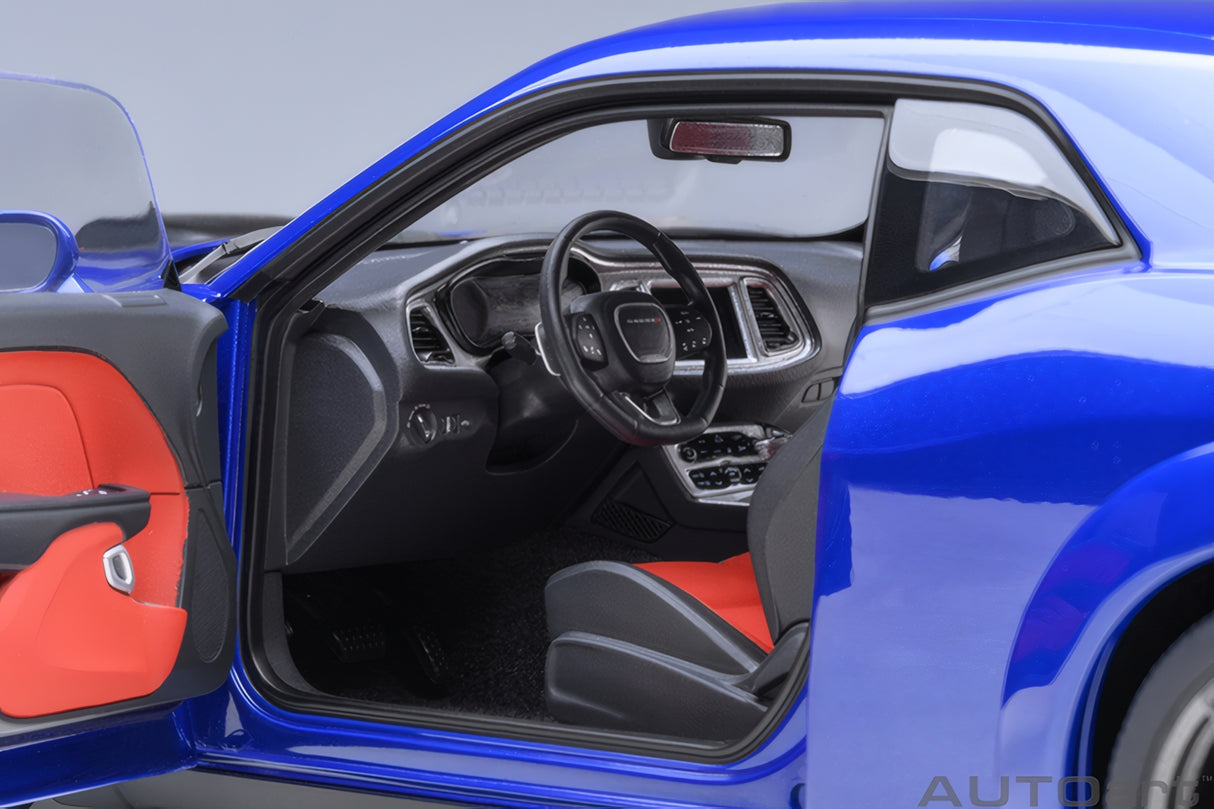 AUTOart 1:18 Dodge Challenger  R/T Scat Pack Widebody 2022, Indigo Blue (71772)