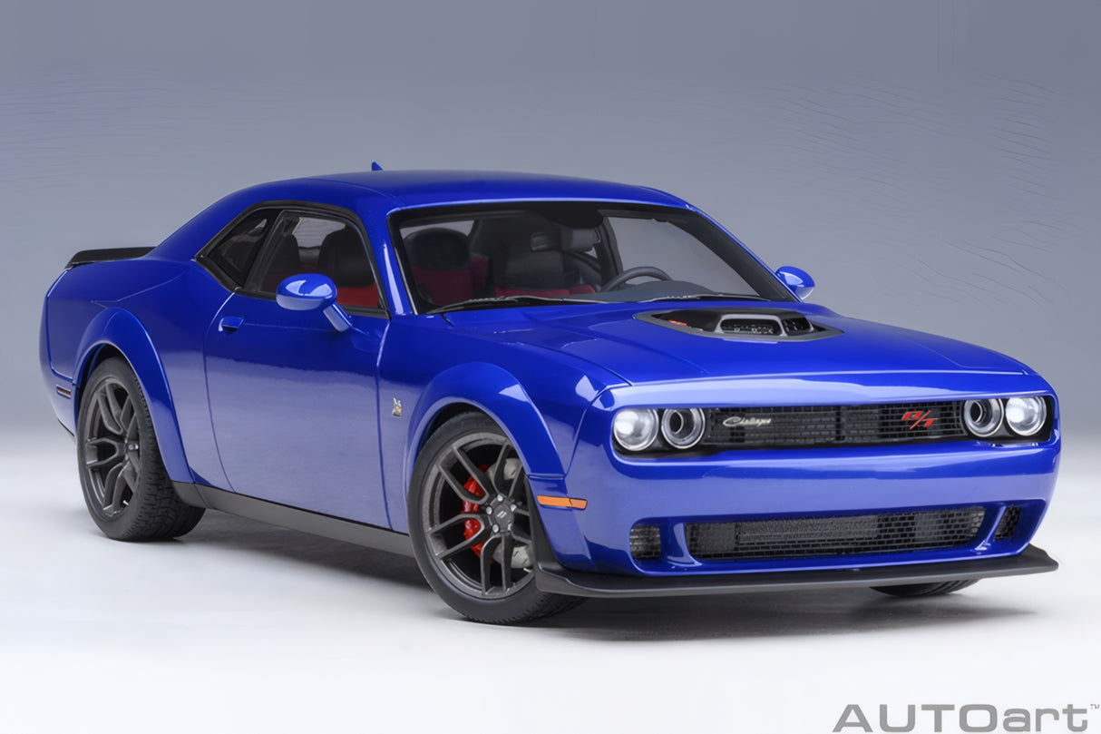 AUTOart 1:18 Dodge Challenger  R/T Scat Pack Widebody 2022, Indigo Blue (71772)