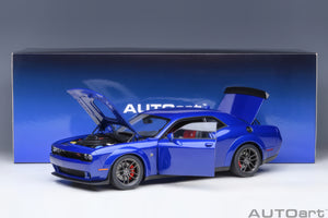 AUTOart 1:18 Dodge Challenger  R/T Scat Pack Widebody 2022, Indigo Blue (71772)