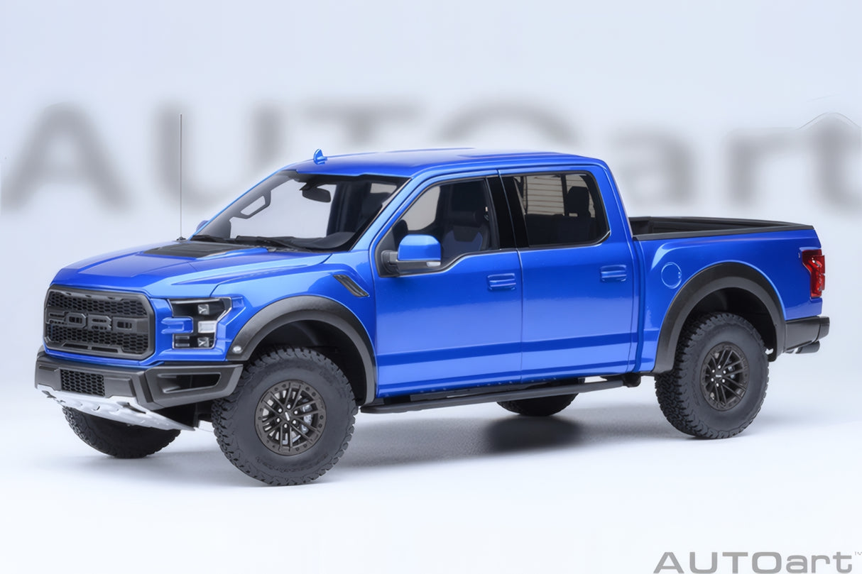 AUTOart 1:18 Ford F-150 Raptor Supercrew 2019, Velocity Blue (72949)