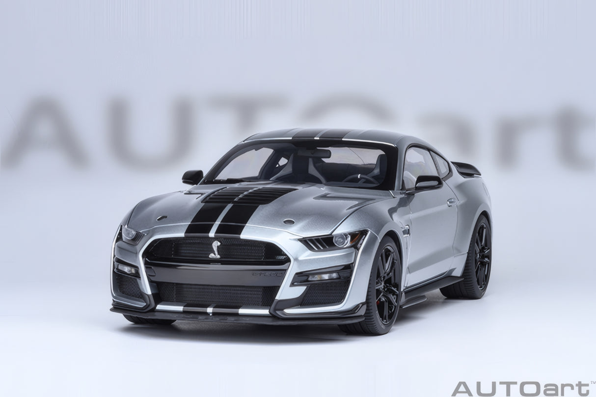 AUTOart 1:18 Ford Mustang Shelby GT500, Iconic Silver (73096)