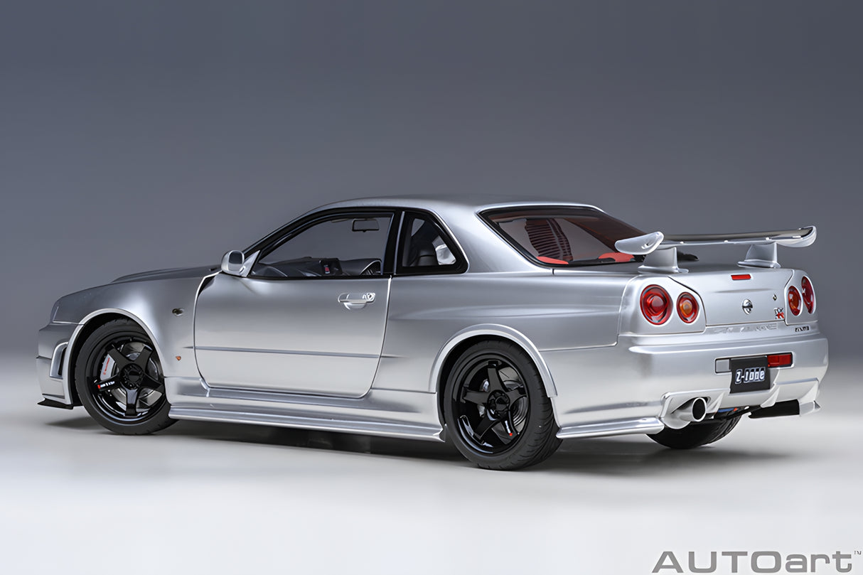 AUTOart 1:18 Nissan Skyline GT-R (R34) Z-Tune, Z-Tune Silver (77461)