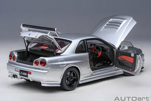 AUTOart 1:18 Nissan Skyline GT-R (R34) Z-Tune, Z-Tune Silver (77461)
