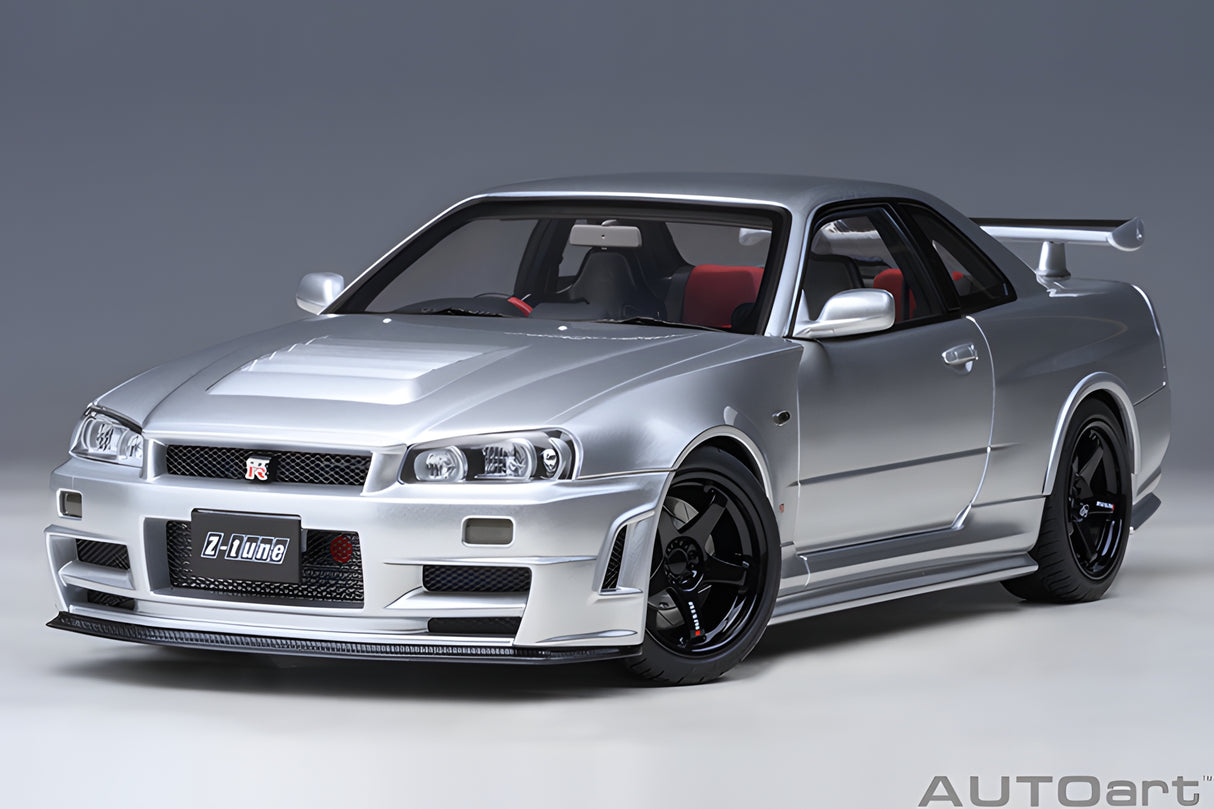 AUTOart 1:18 Nissan Skyline GT-R (R34) Z-Tune, Z-Tune Silver (77461)