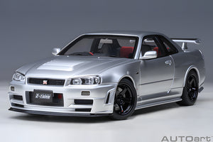 AUTOart 1:18 Nissan Skyline GT-R (R34) Z-Tune, Z-Tune Silver (77461)