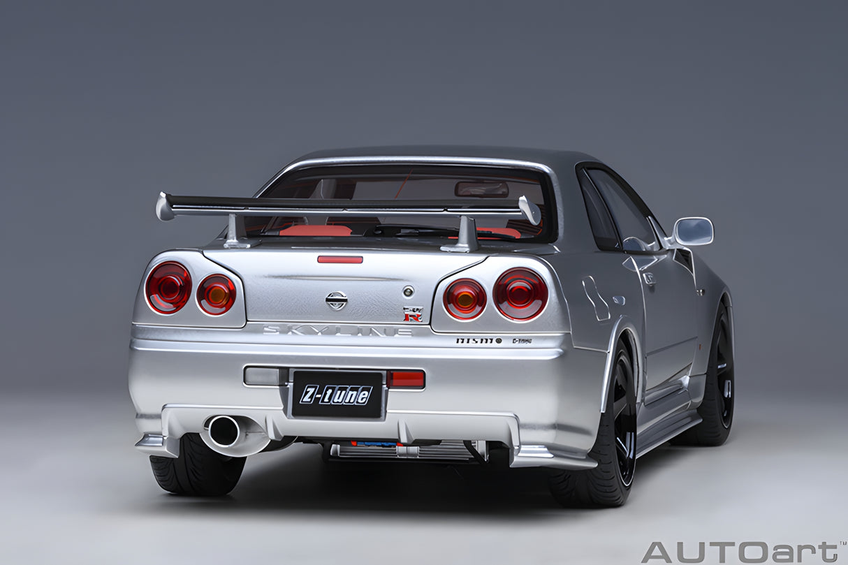 AUTOart 1:18 Nissan Skyline GT-R (R34) Z-Tune, Z-Tune Silver (77461)