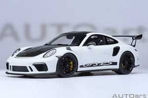 AUTOart 1:18 Porsche 911 (991.2) GT3 RS, Weissach Package, White (78176)