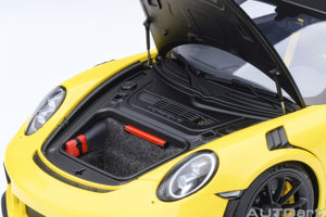 AUTOart 1:18 Porsche 911 (991.2) GT3 RS, Weissach Package, Racing Yellow (78178)