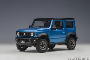 AUTOart 1:18 Suzuki Jimny (JB74), Brisk Blue Metallic/Black Roof (78507)