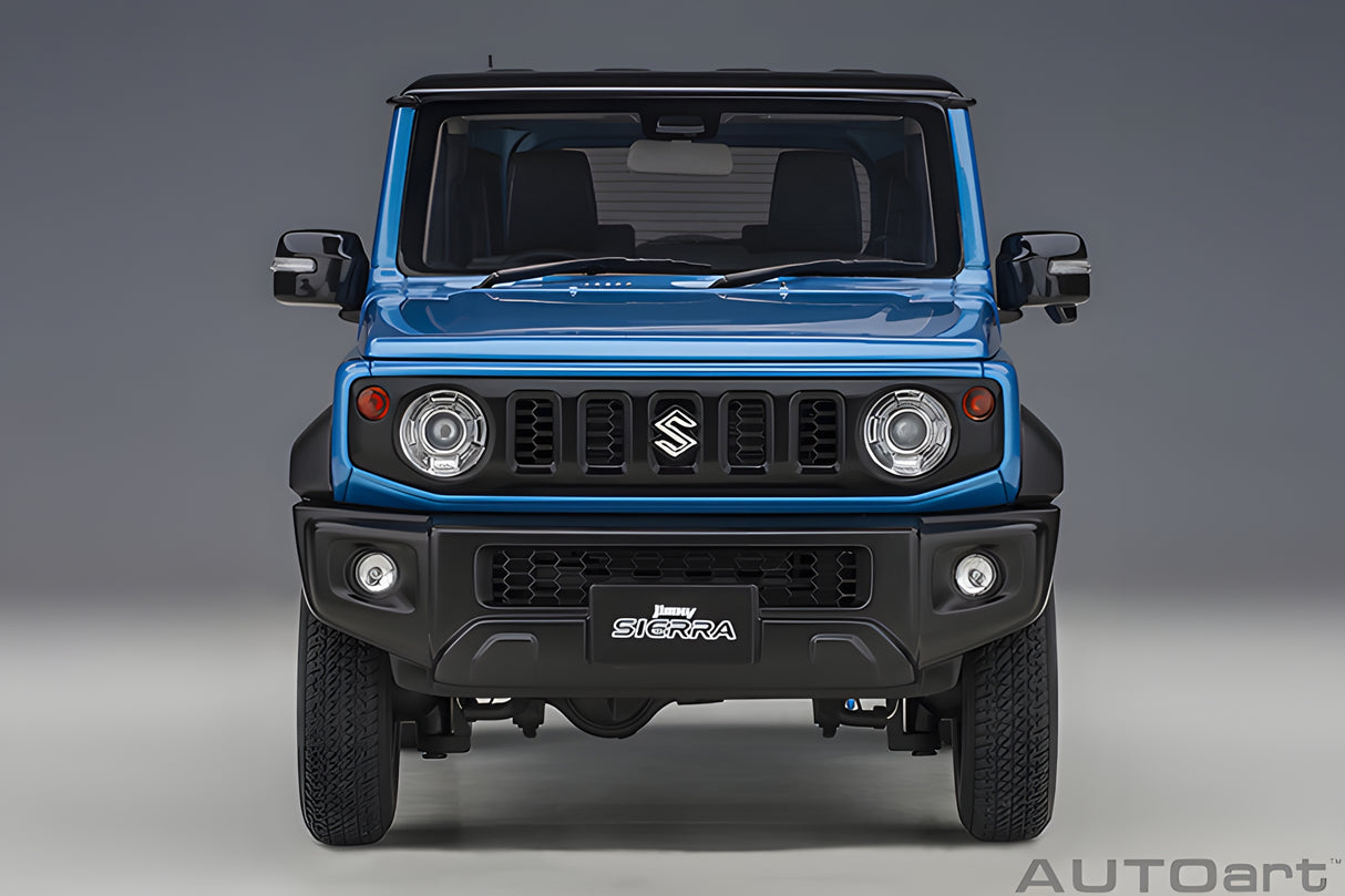 AUTOart 1:18 Suzuki Jimny (JB74), Brisk Blue Metallic/Black Roof (78507)