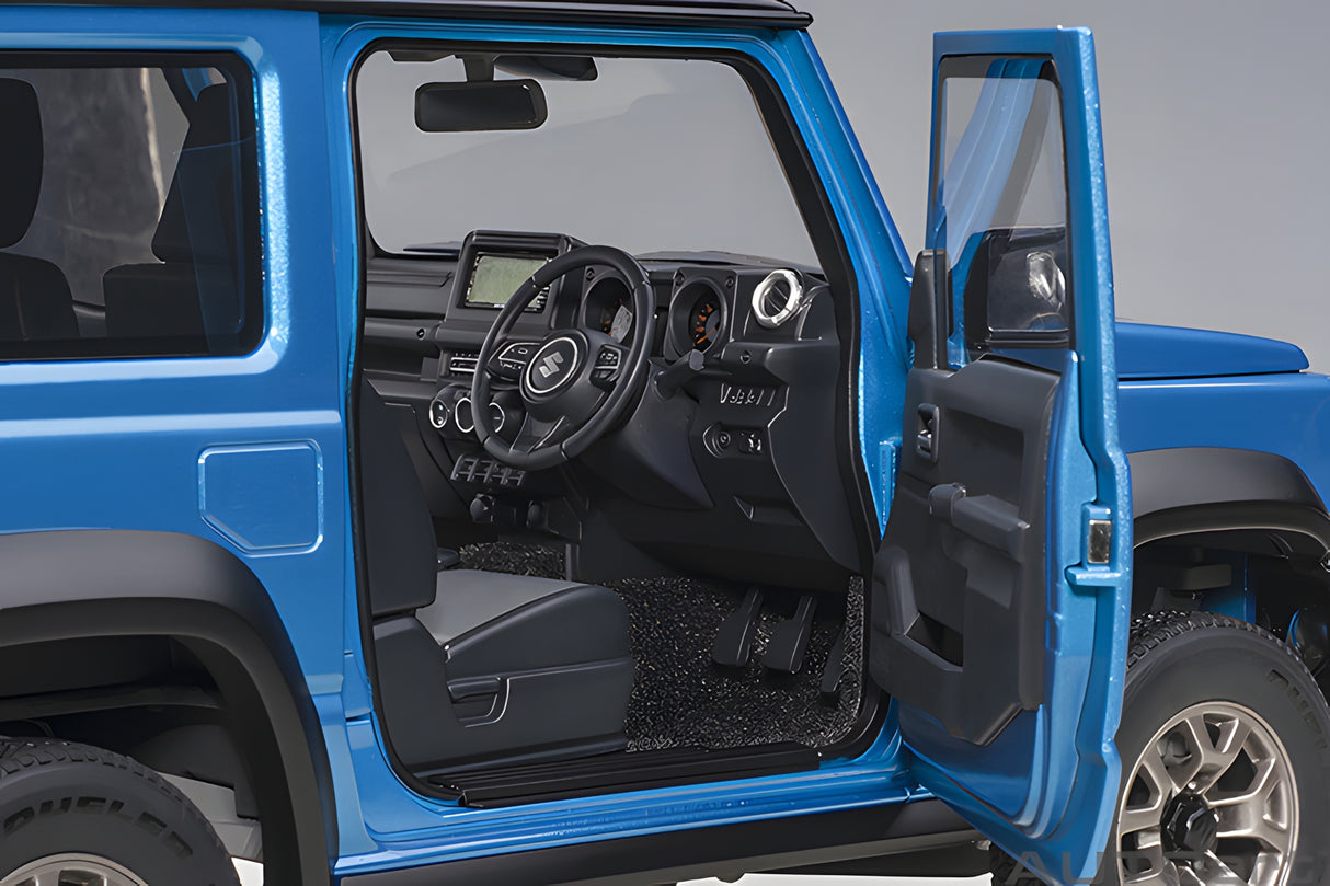 AUTOart 1:18 Suzuki Jimny (JB74), Brisk Blue Metallic/Black Roof (78507)