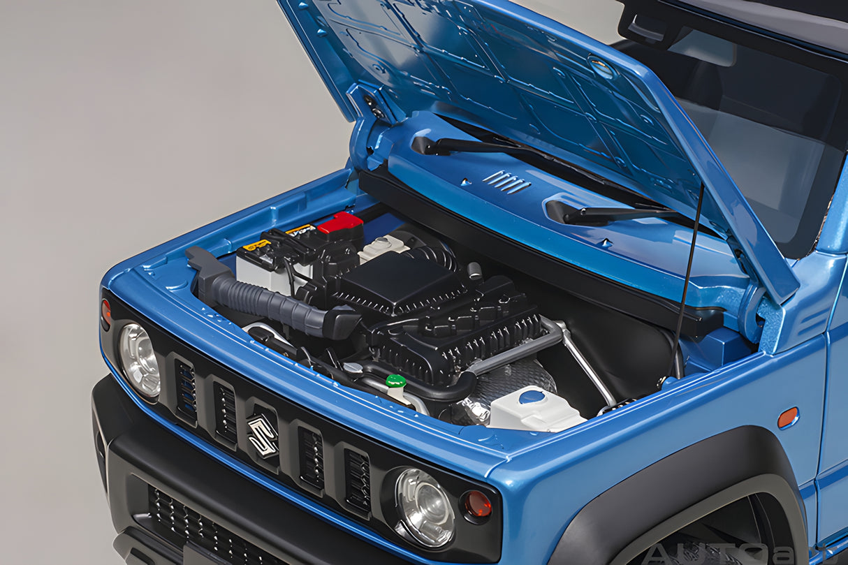 AUTOart 1:18 Suzuki Jimny (JB74), Brisk Blue Metallic/Black Roof (78507)