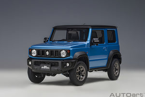 AUTOart 1:18 Suzuki Jimny (JB74), Brisk Blue Metallic/Black Roof (78507)