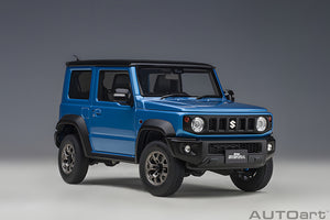 AUTOart 1:18 Suzuki Jimny (JB74), Brisk Blue Metallic/Black Roof (78507)