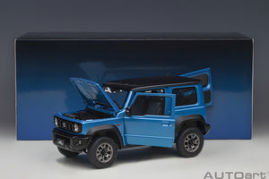 AUTOart 1:18 Suzuki Jimny (JB74), Brisk Blue Metallic/Black Roof (78507)