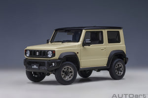 AUTOart 1:18 Suzuki Jimny (JB74), Chiffon Ivory Metallic/Black Roof (78510)