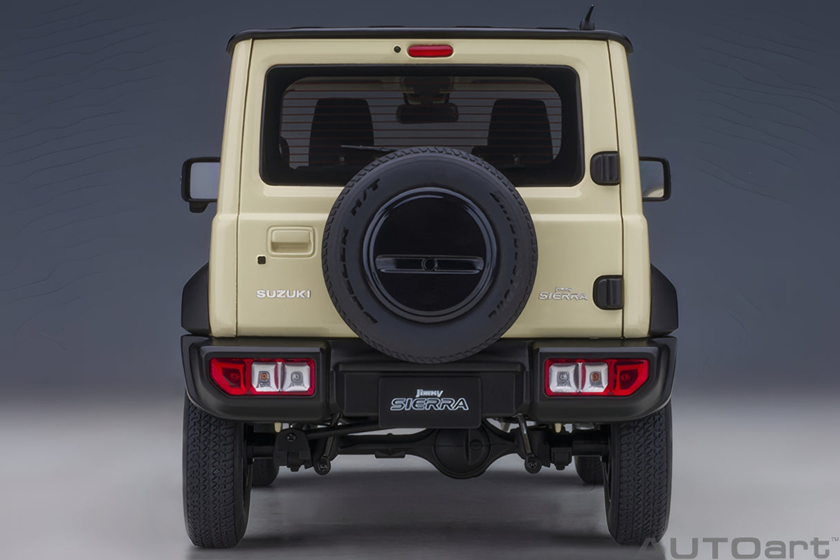 AUTOart 1:18 Suzuki Jimny (JB74), Chiffon Ivory Metallic/Black Roof (78510)