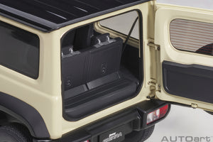 AUTOart 1:18 Suzuki Jimny (JB74), Chiffon Ivory Metallic/Black Roof (78510)